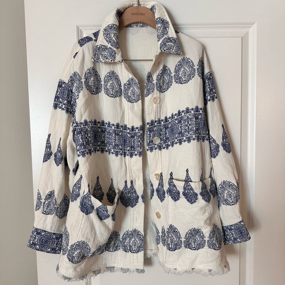 Vintage Patterned Spring Jacket